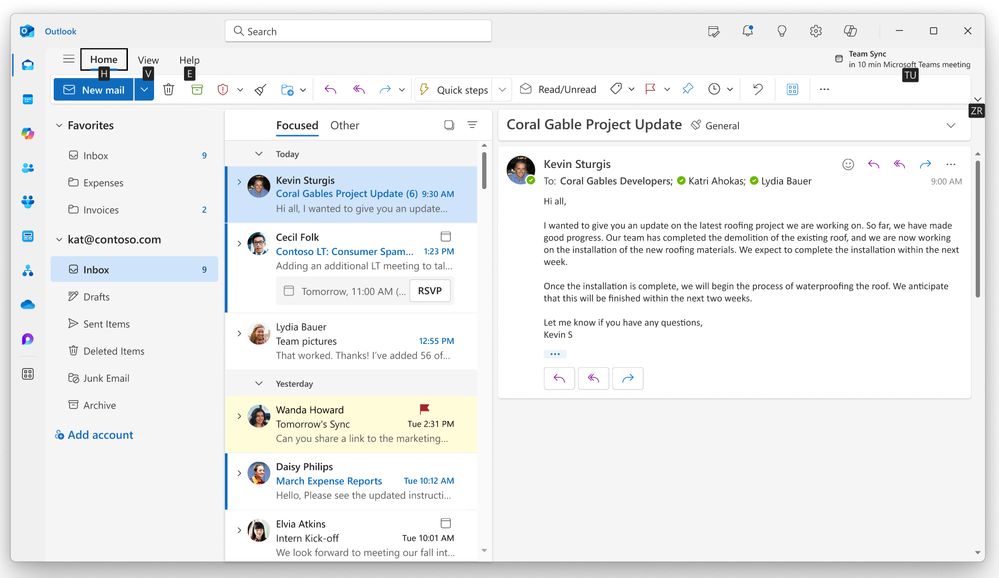 Article illustration: Accessibility and Usability Upgrades in the New Outlook