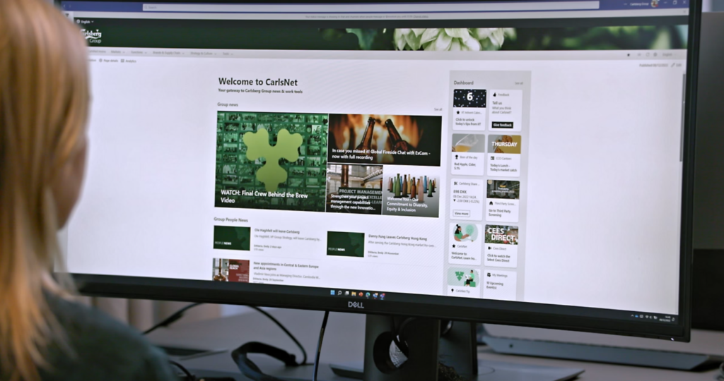 Ilustración del artículo: Transformación Digital de Carlsberg con Microsoft VIVA